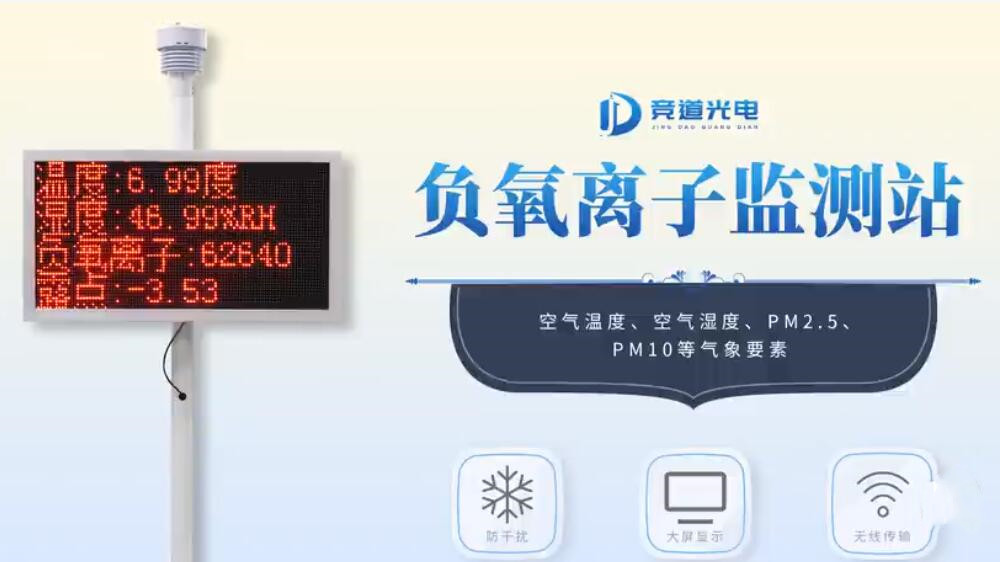 負氧離子監(jiān)測系統(tǒng)介紹